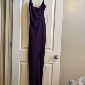 Elegant Purple Women's Dress
